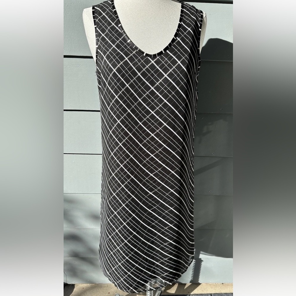 The Limited Vintage Black Plaid Dress Sz 6